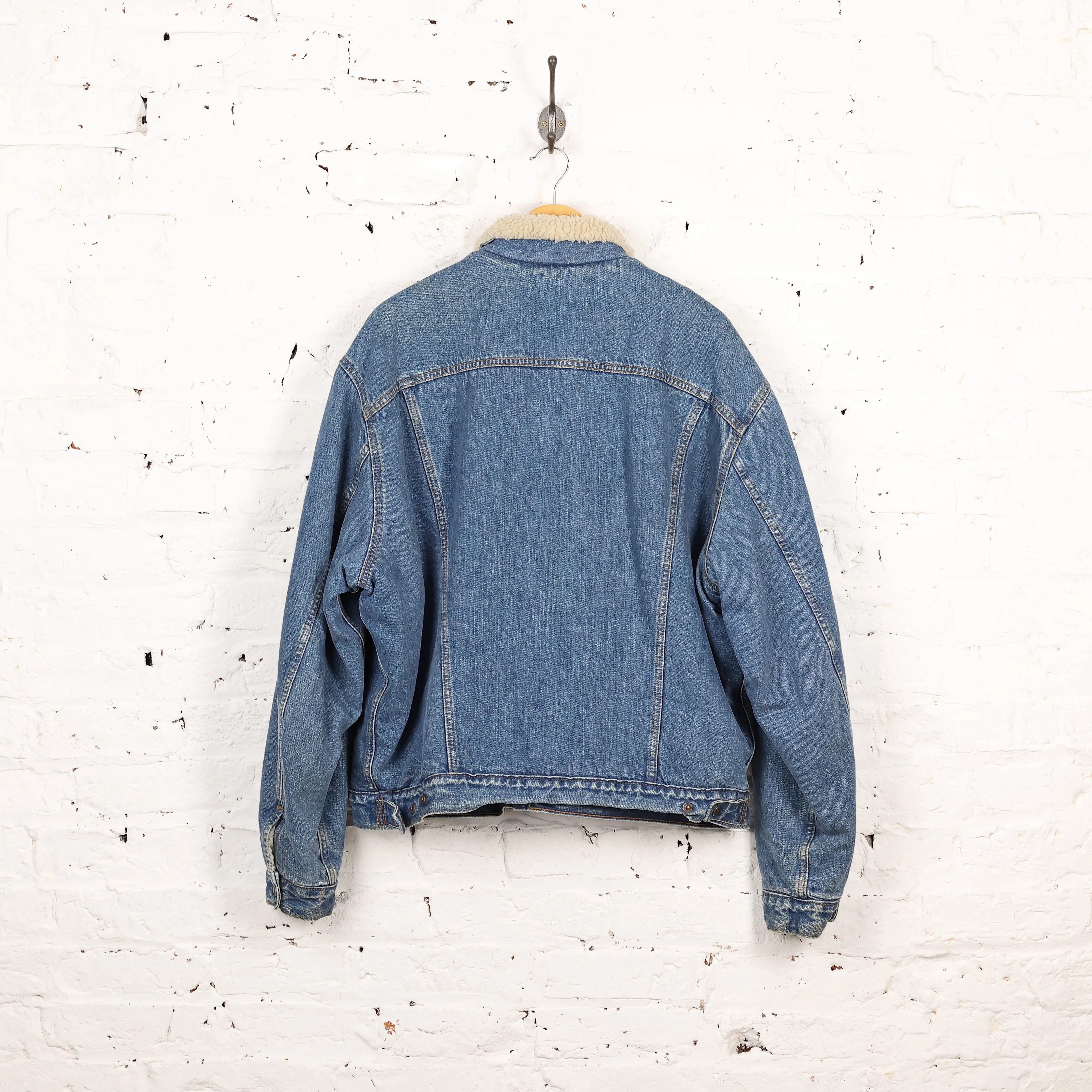 Levi's Fleece Lined Winter Denim Jacket - Blue - XXL