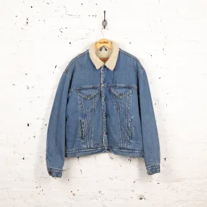 Levi's Fleece Lined Winter Denim Jacket - Blue - XXL