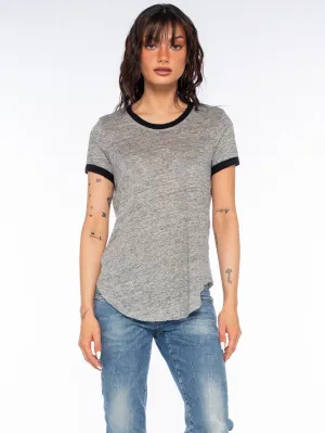 Linen S/S Ringer Shirttail