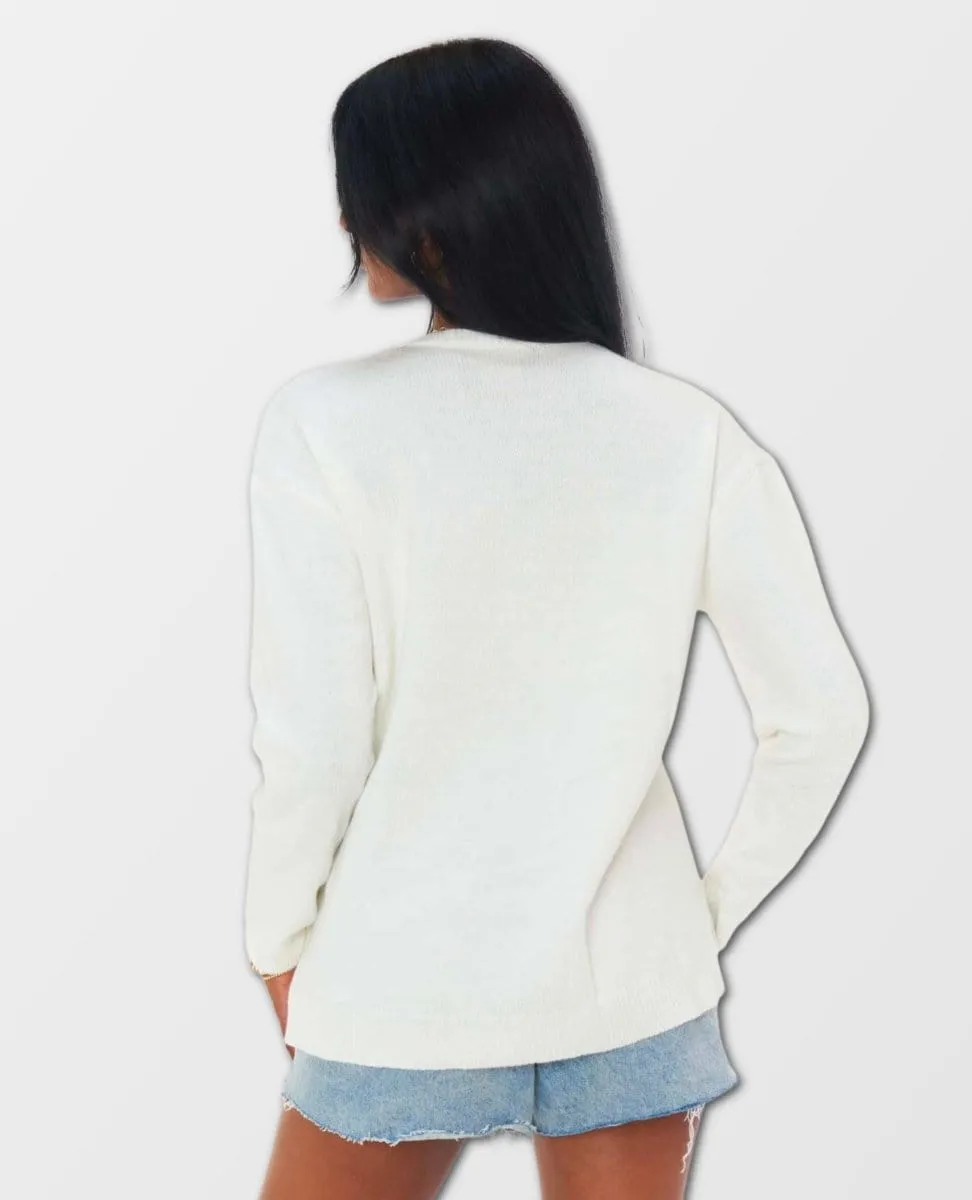 Lost At Sea Sweater Seashell Knit