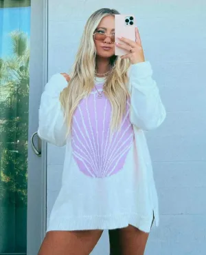 Lost At Sea Sweater Seashell Knit