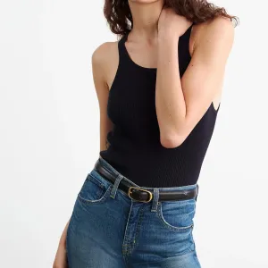 Lottie Knit Tank in Dark Navy