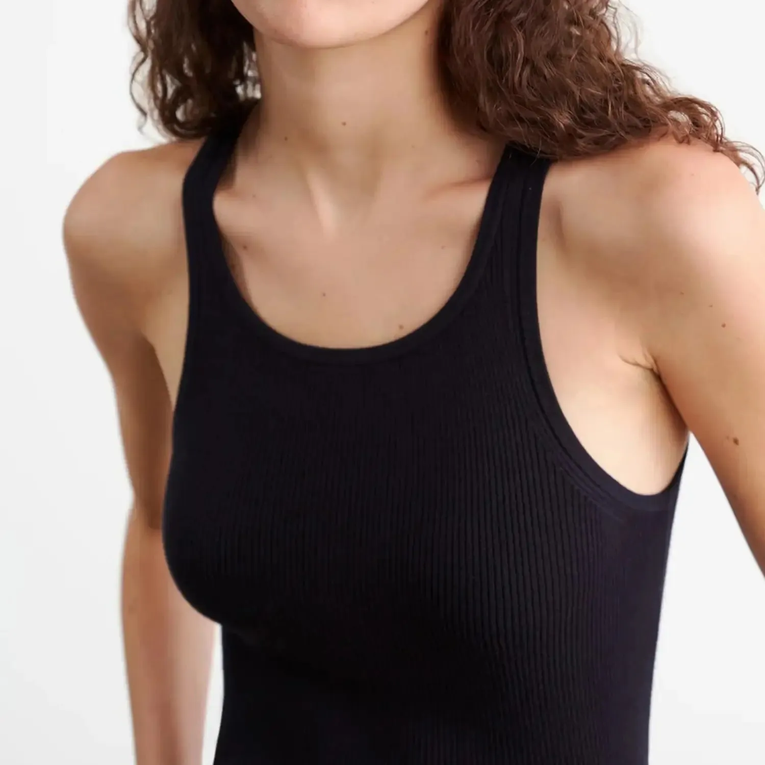 Lottie Knit Tank in Dark Navy