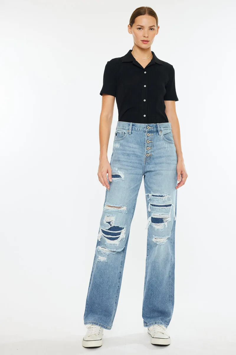Maddie Ultra High Rise 90's Boyfriend Jeans