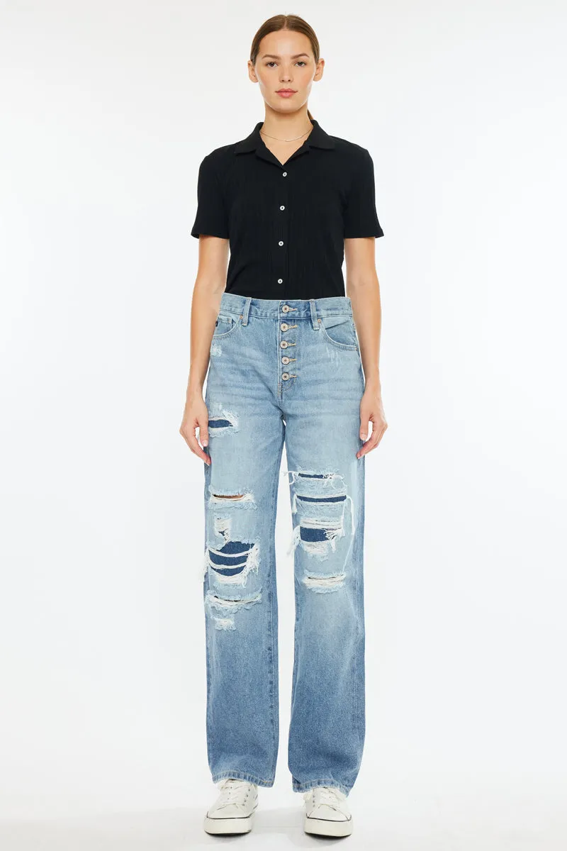 Maddie Ultra High Rise 90's Boyfriend Jeans