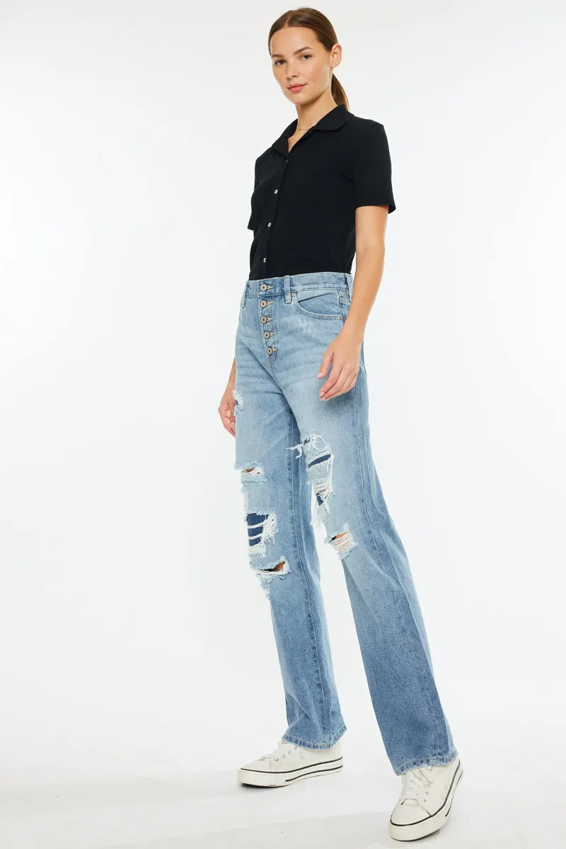 Maddie Ultra High Rise 90's Boyfriend Jeans