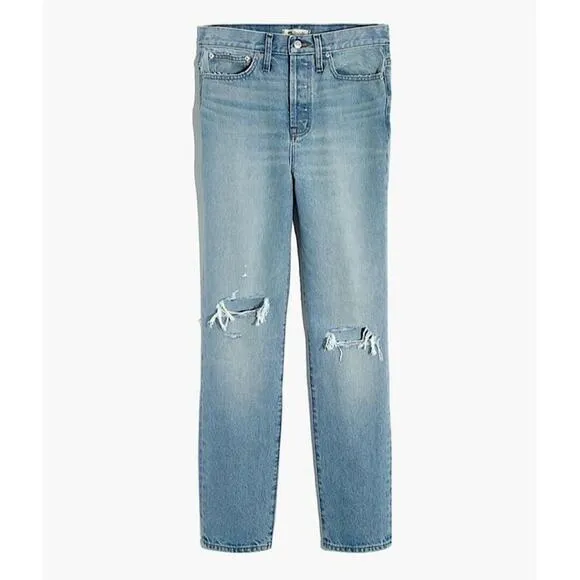 Madewell Classic Straight Full-Length Jeans in Hartsville Wash Size 25