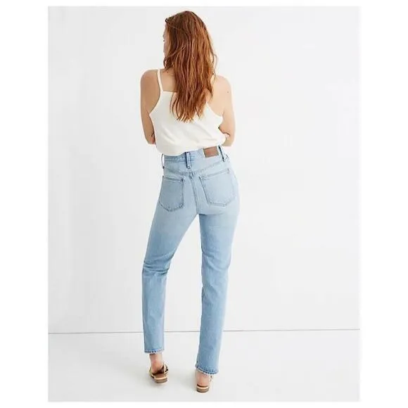 Madewell Classic Straight Full-Length Jeans in Hartsville Wash Size 25