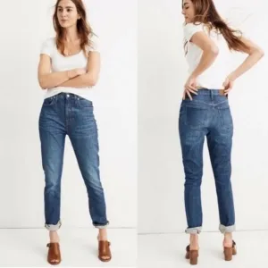 Madewell Slim Boyfriend Jeans Medium Wash