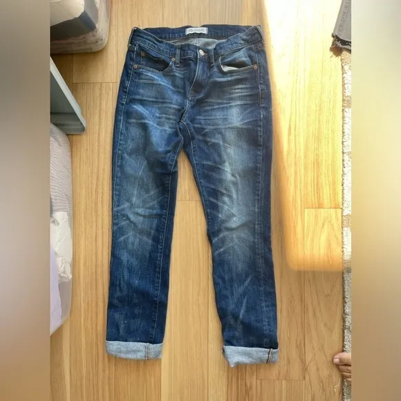 Madewell Slim Boyfriend Jeans Medium Wash