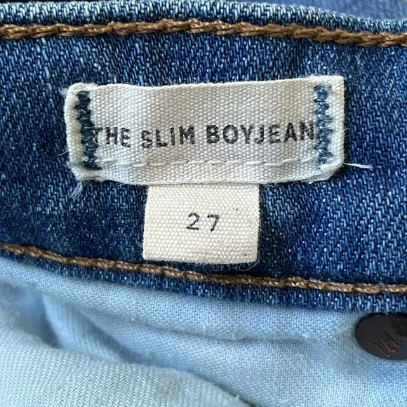 Madewell Slim BoyJean Boy Boyfriend Jeans in Medium Wash H6843 Size 27