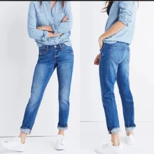 Madewell Slim BoyJean Boy Boyfriend Jeans in Medium Wash H6843 Size 27