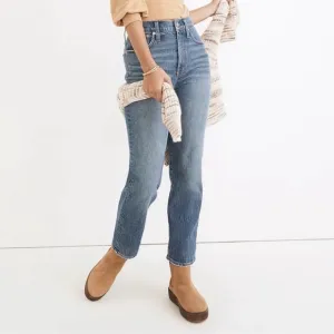 MADEWELL The Perfect Vintage Straight Leg Jeans Size 24 Medium Blue Wash Ankle