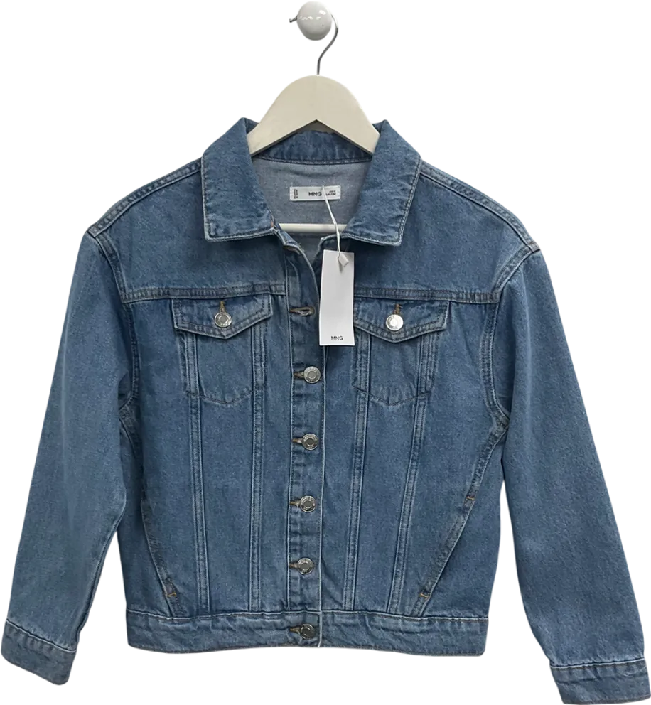 MANGO Blue Passaic Denim Jacket 11 Years