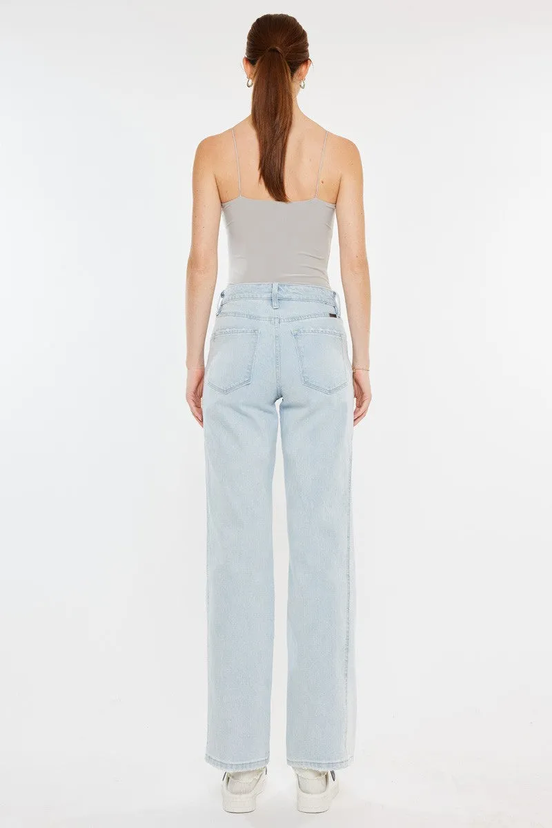 Maple High Rise Straight Leg Jeans