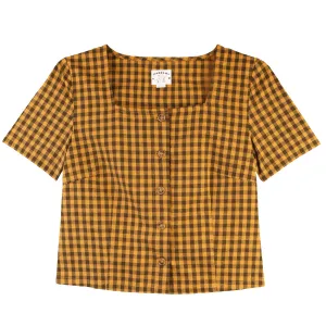 Meadows Alpinum Top Toffee Gingham