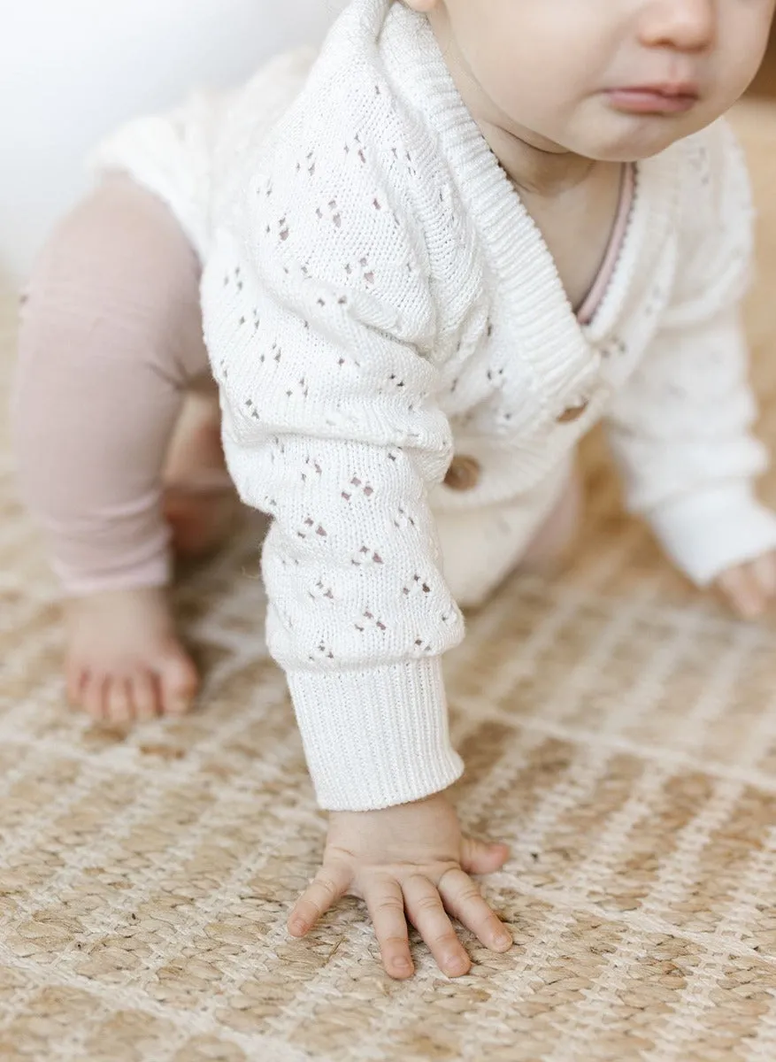Milk Knit Baby Cardigan