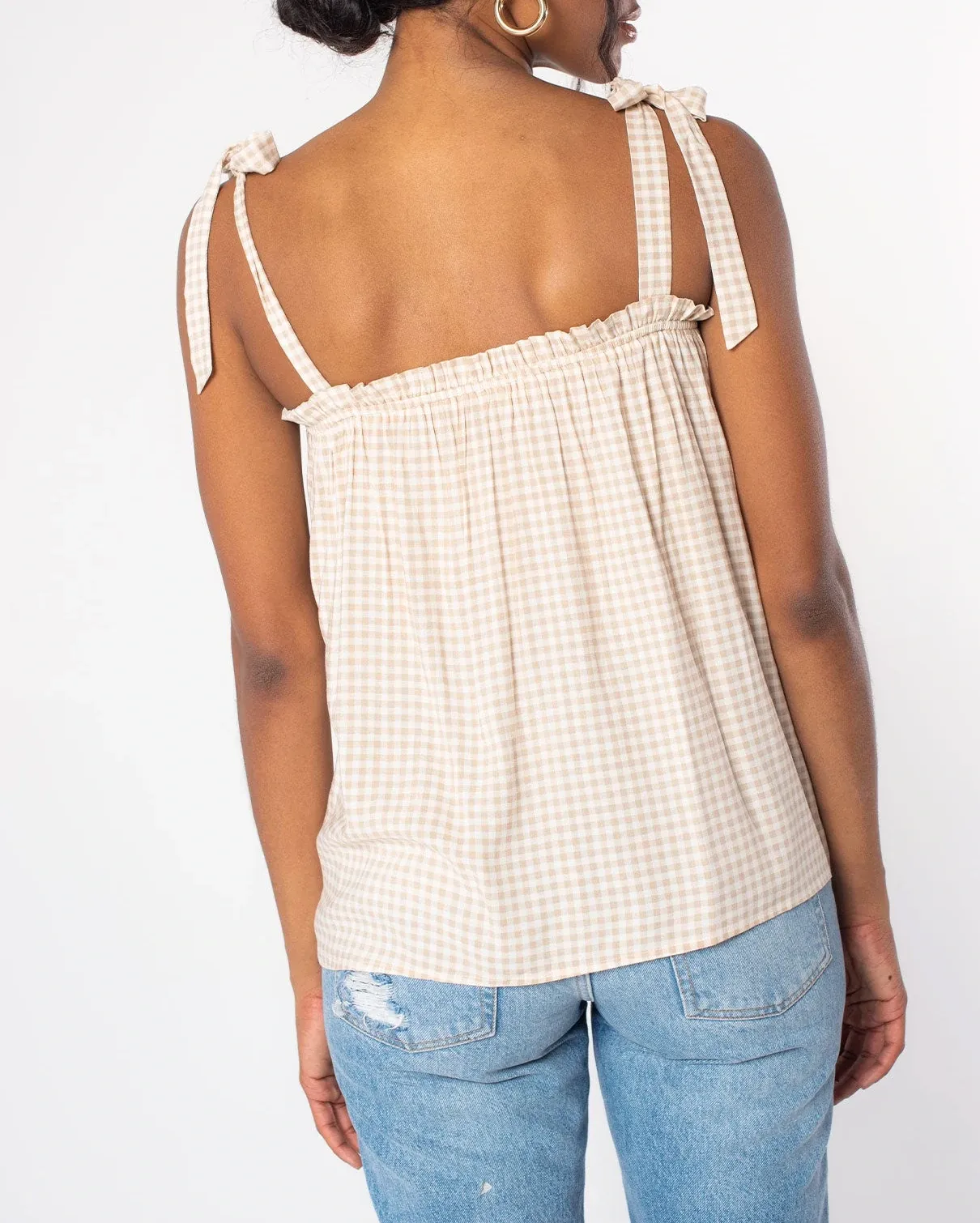 Milla Gingham Tank Top