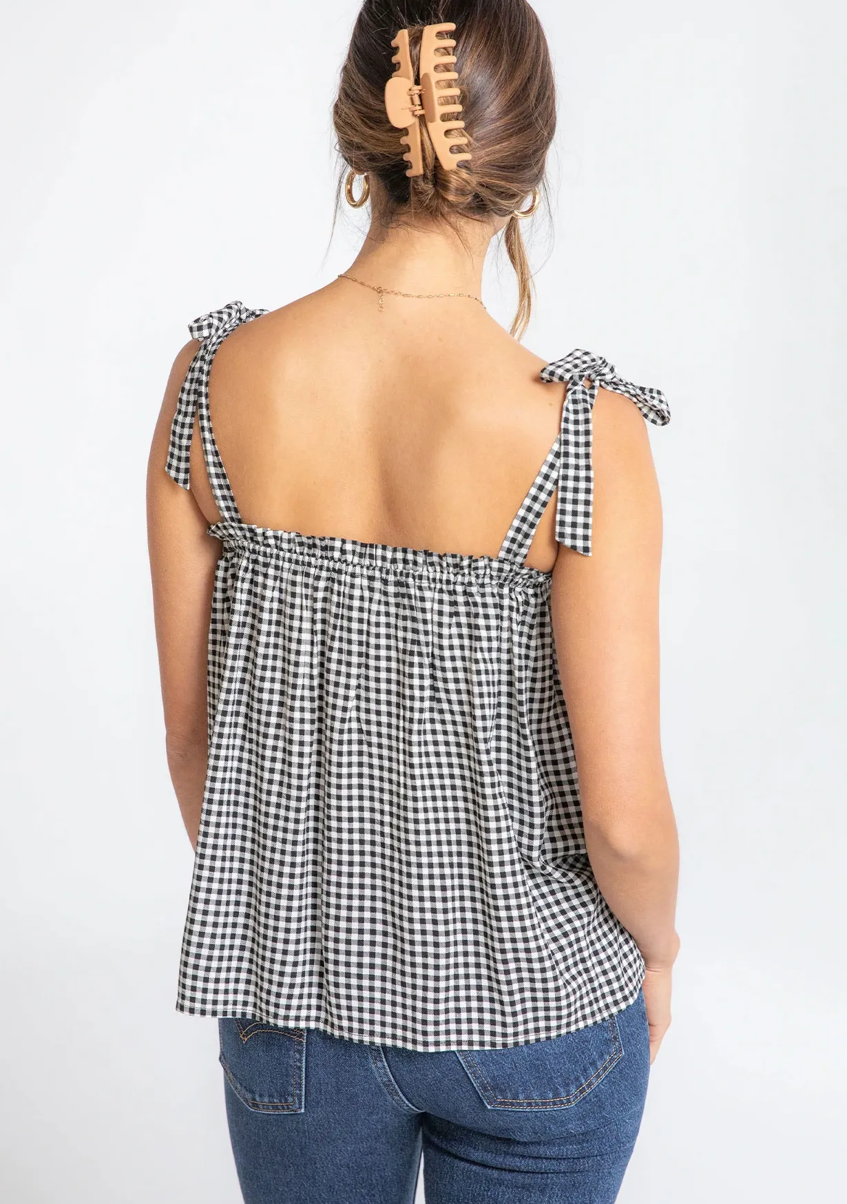 Milla Gingham Tank Top
