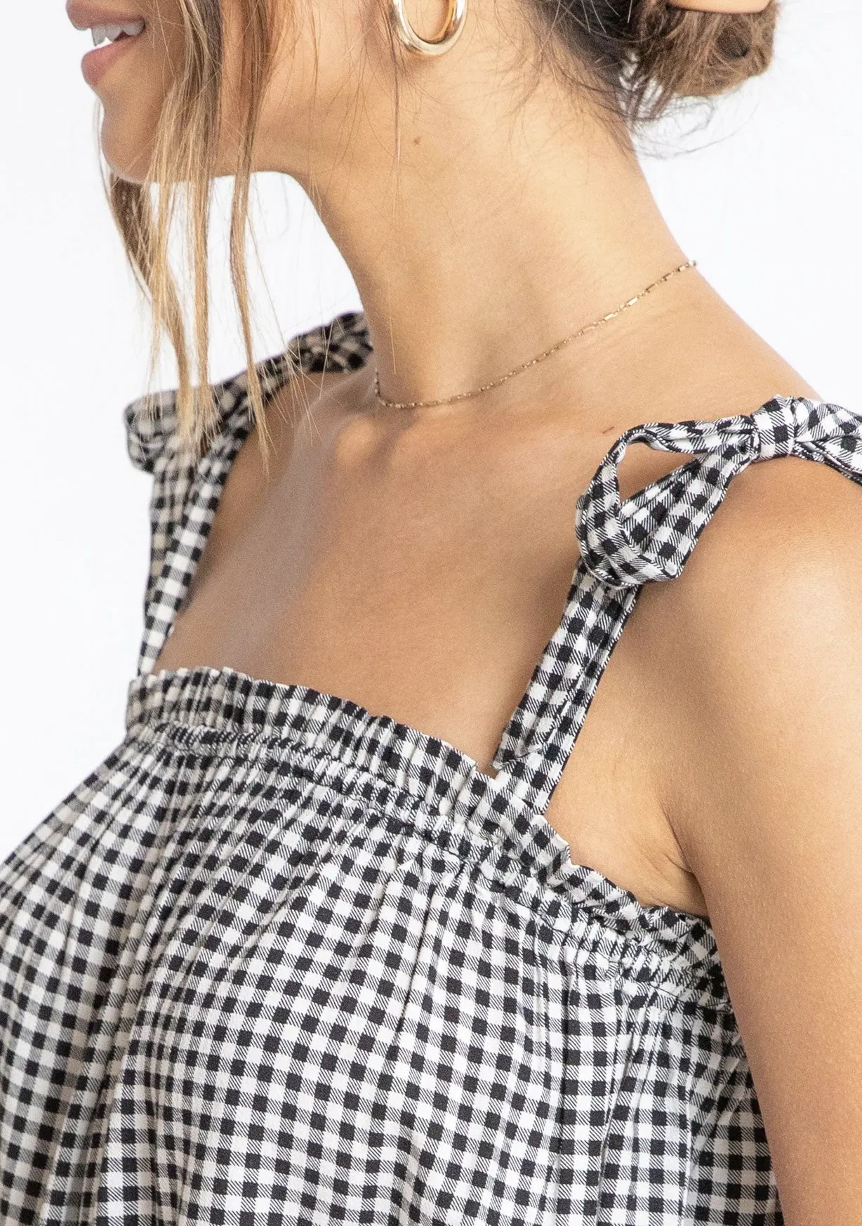 Milla Gingham Tank Top