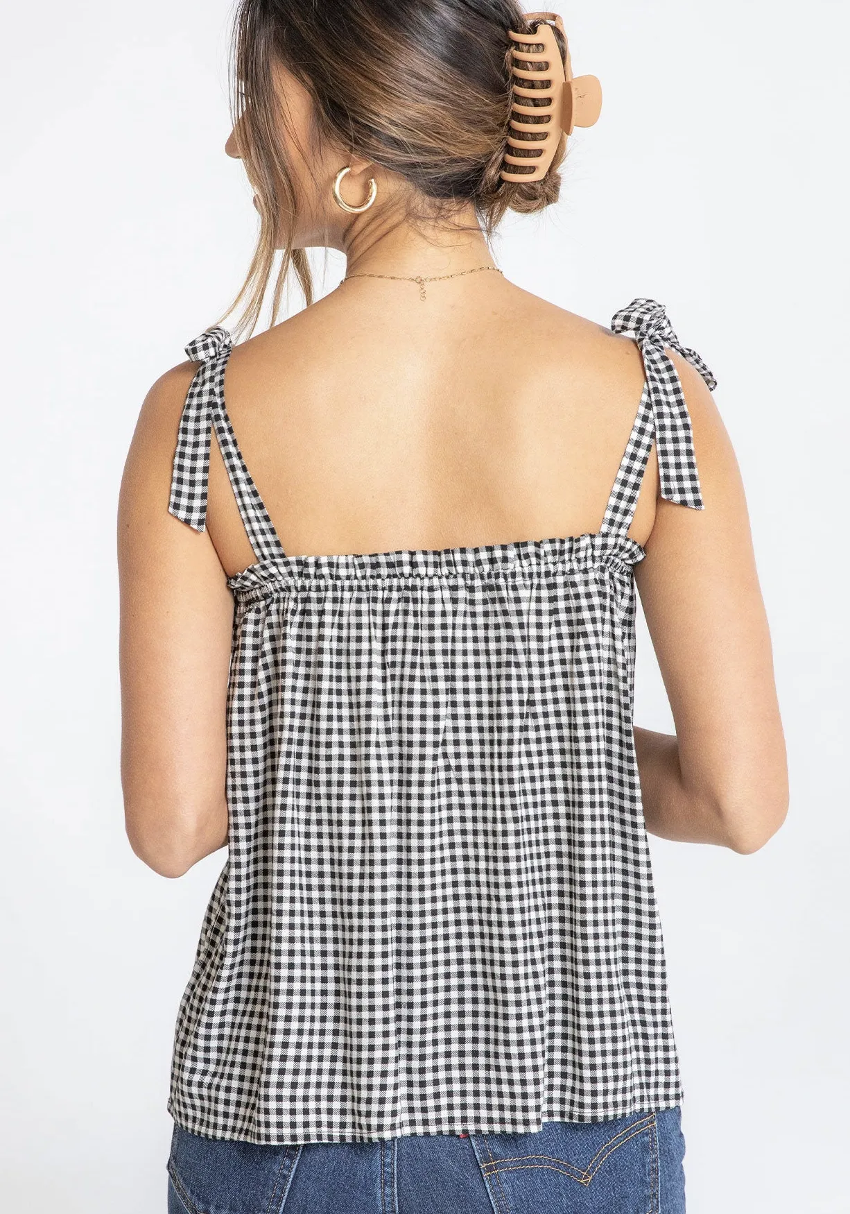 Milla Gingham Tank Top