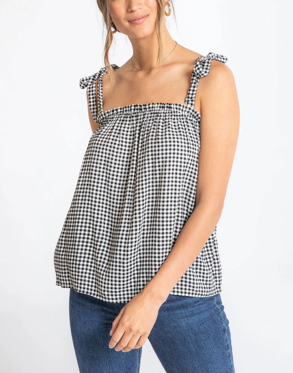 Milla Gingham Tank Top