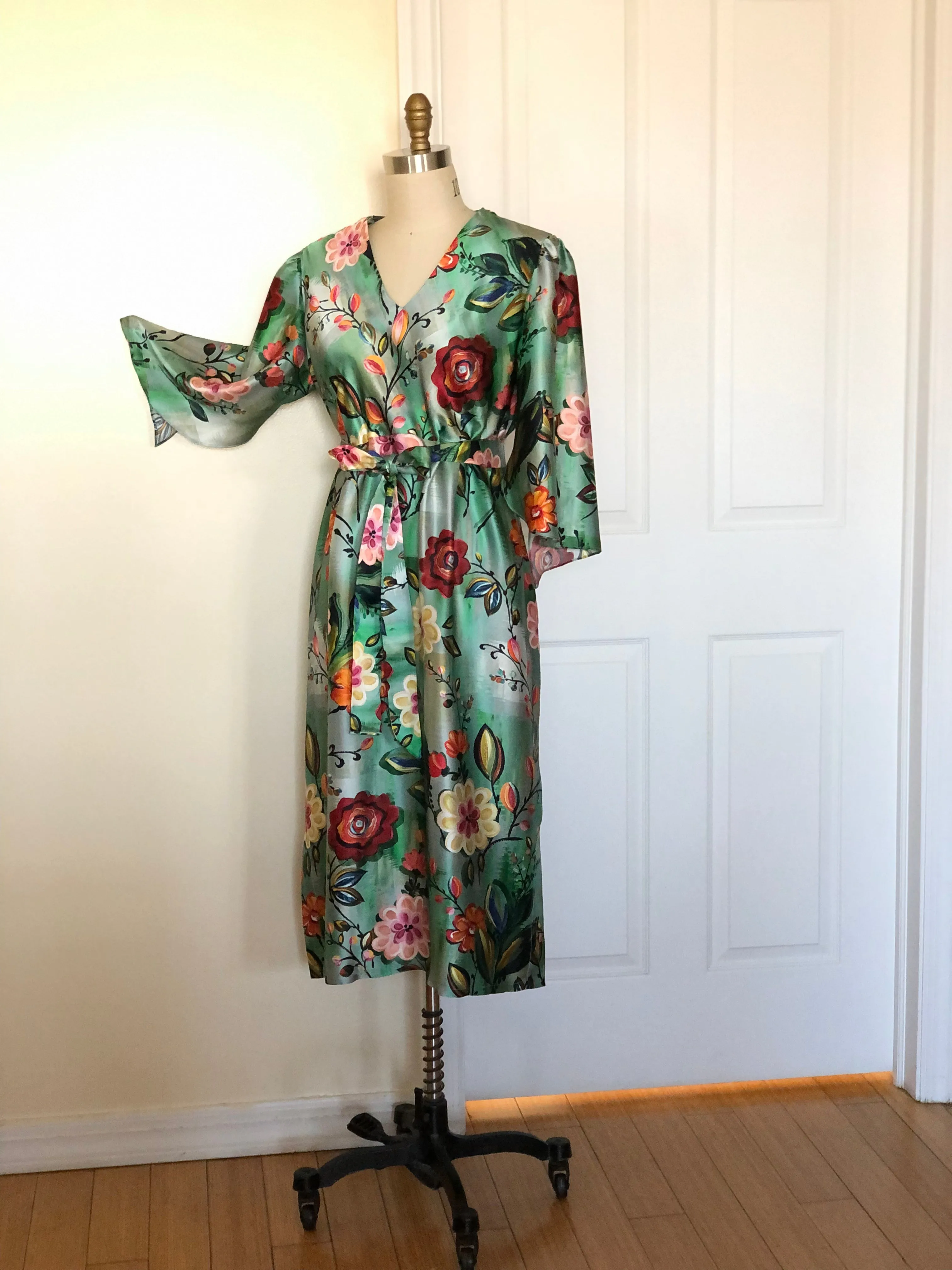 Mixed Flora Print Dress (Style # 167RS)