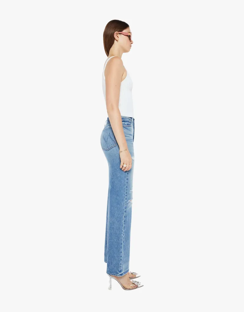 Mother The Rambler Sneak Jeans in TCB