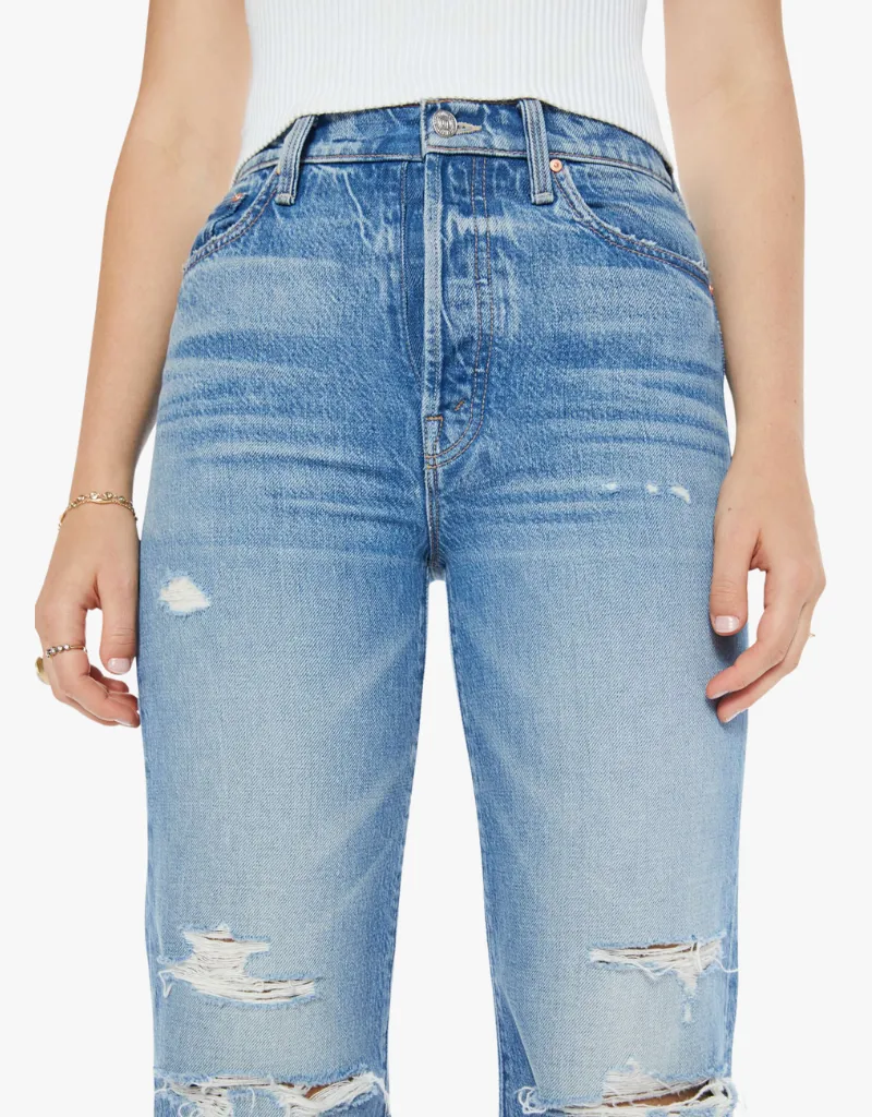 Mother The Rambler Sneak Jeans in TCB