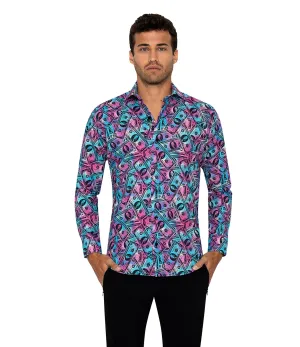 NELSON TURQUOISE MONEY SHIRT
