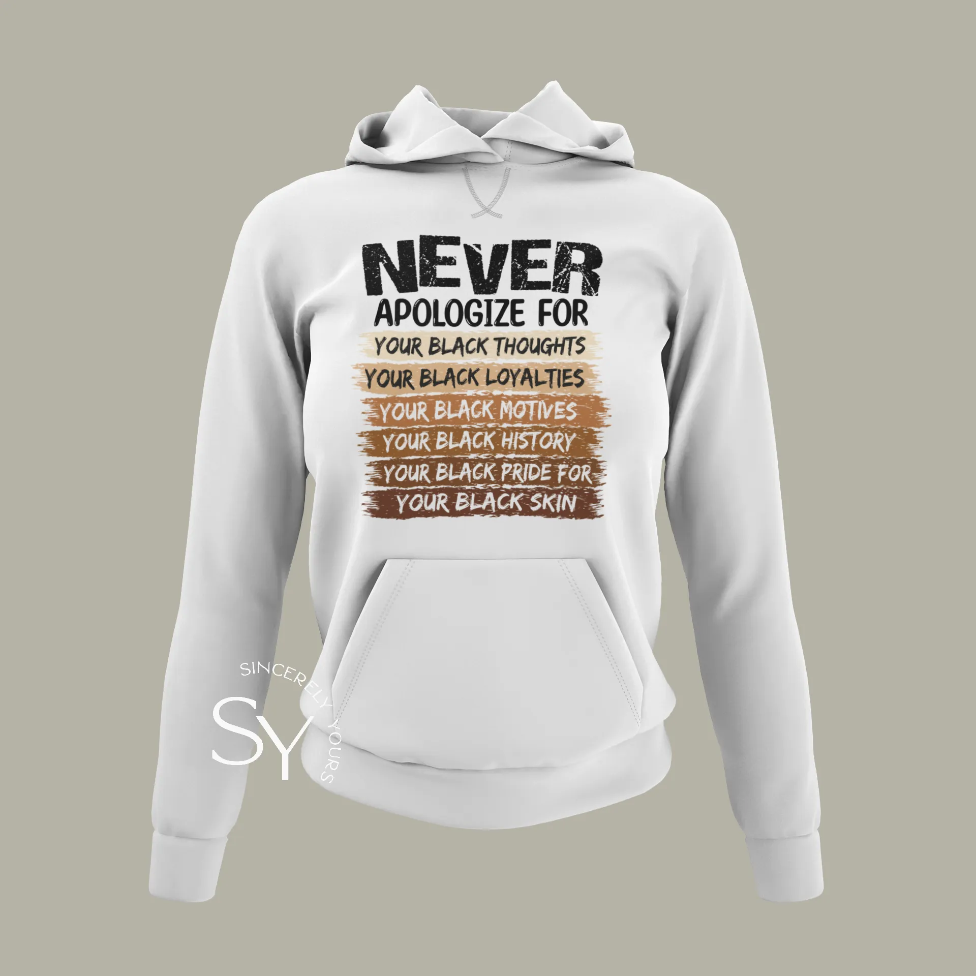 Never Apologize | Melanin Pride Tops