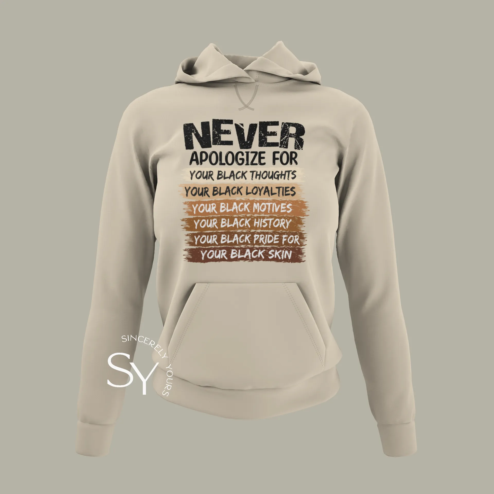 Never Apologize | Melanin Pride Tops