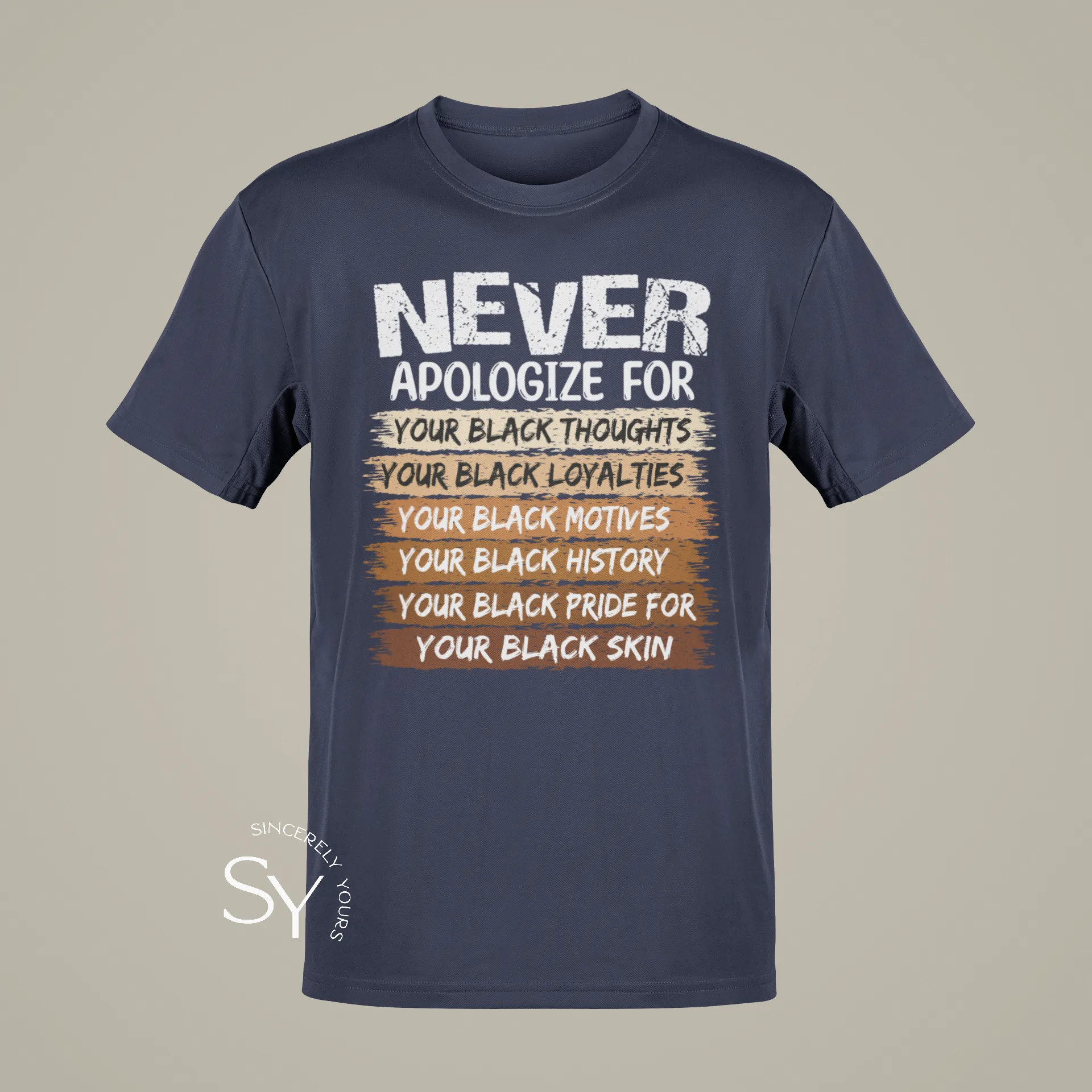 Never Apologize | Melanin Pride Tops
