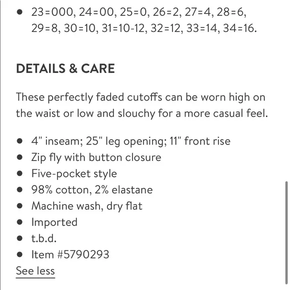 NEW • Hudson Jeans • Jade Boyfriend Jean Shorts 26