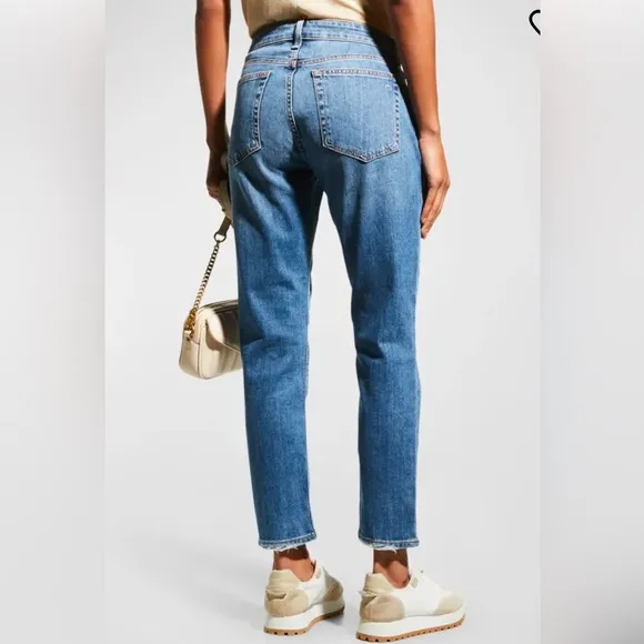 NWOT Rag &amp; Bone Dre Low Rise Slim Boyfriend Ankle Jeans in Sunset Wash
