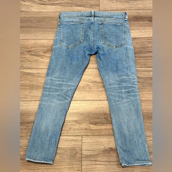 NWOT Rag &amp; Bone Dre Low Rise Slim Boyfriend Ankle Jeans in Sunset Wash