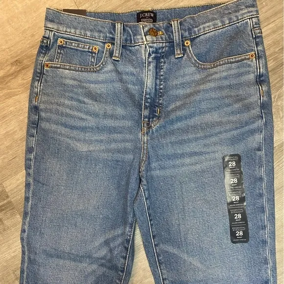 NWT J. Crew Essential Straight Leg All-Day Stretch Jeans