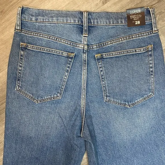 NWT J. Crew Essential Straight Leg All-Day Stretch Jeans