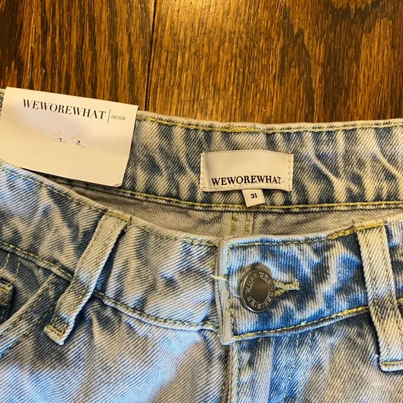NWT WeWoreWhat Women's‎ Dani Boyfriend Jeans Size 31