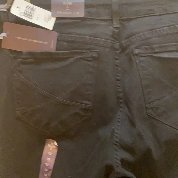 NYDJ Black Marilyn HighRise Straight Leg Jeans NWT