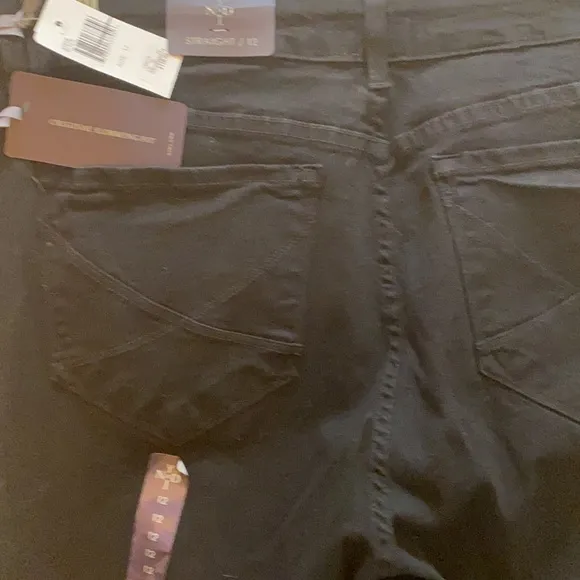 NYDJ Black Marilyn HighRise Straight Leg Jeans NWT