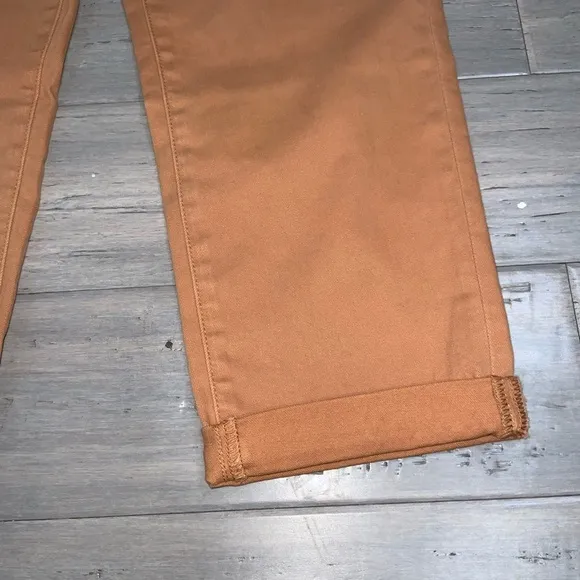 NYDJ Margot Girlfriend Jeans ~ Rust Brown ~ 12P ~ NWT