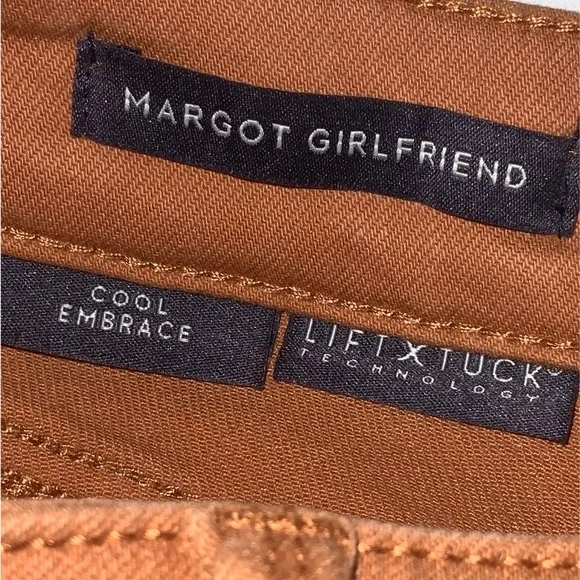 NYDJ Margot Girlfriend Jeans ~ Rust Brown ~ 12P ~ NWT