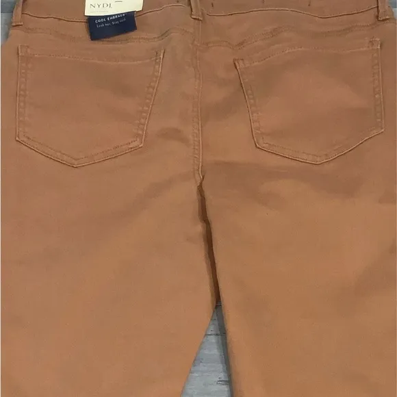NYDJ Margot Girlfriend Jeans ~ Rust Brown ~ 12P ~ NWT