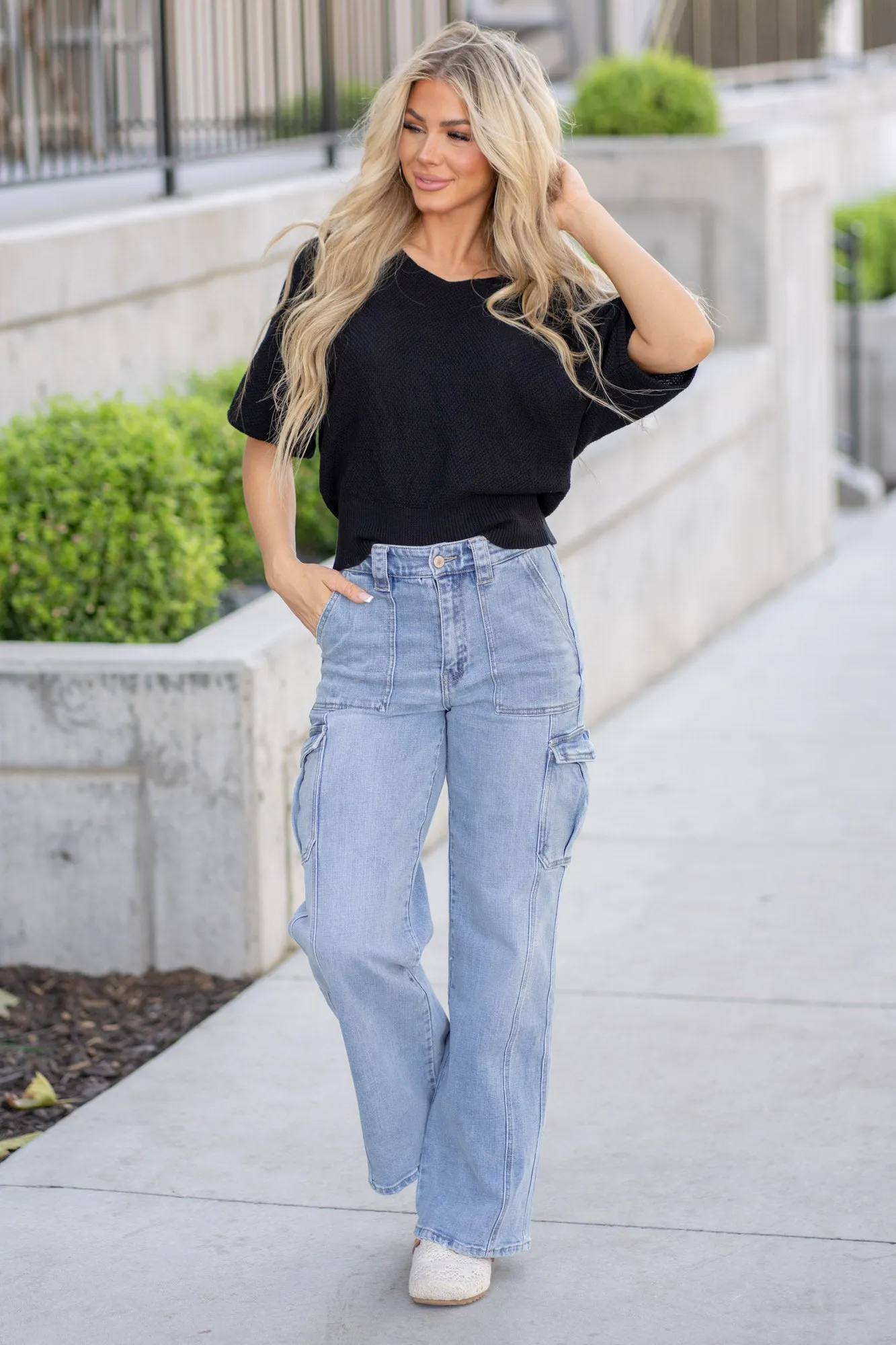 Oliwia High Rise Wide Skater Fit