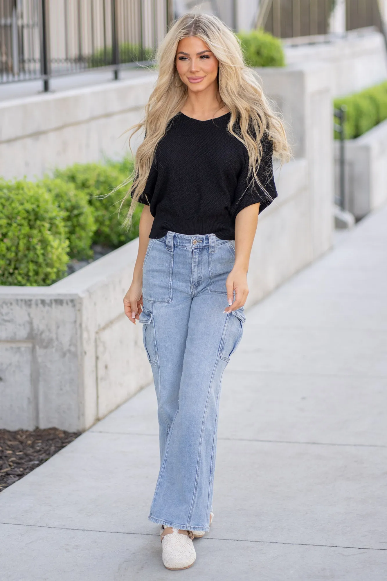 Oliwia High Rise Wide Skater Fit