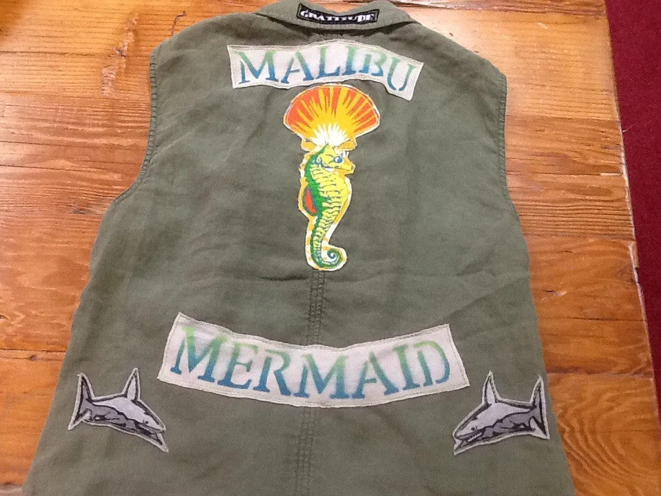 ONE OF A KIND Michael Stars Sleeveless Moto Vest  | Cargo | SALE