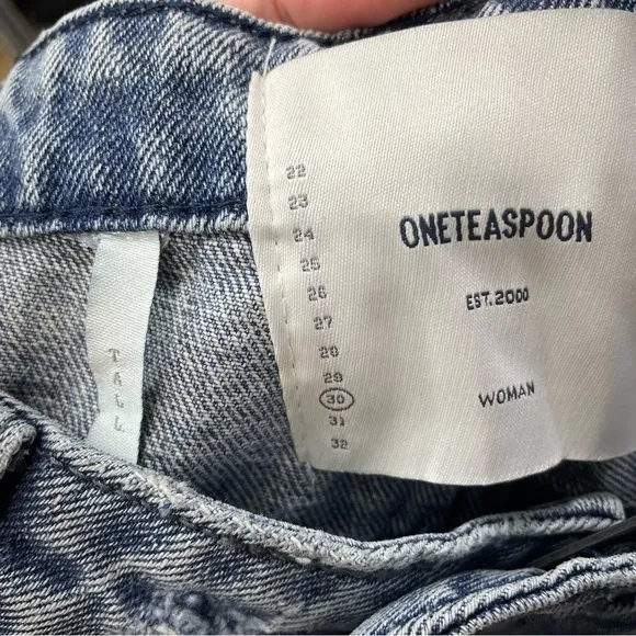 One Teaspoon NWT Rocky Awesome Baggies High Waist Straight Leg Jeans