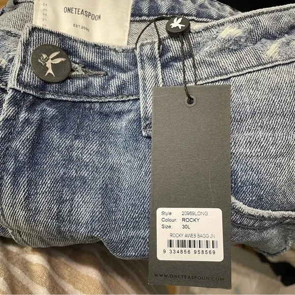 One Teaspoon NWT Rocky Awesome Baggies High Waist Straight Leg Jeans