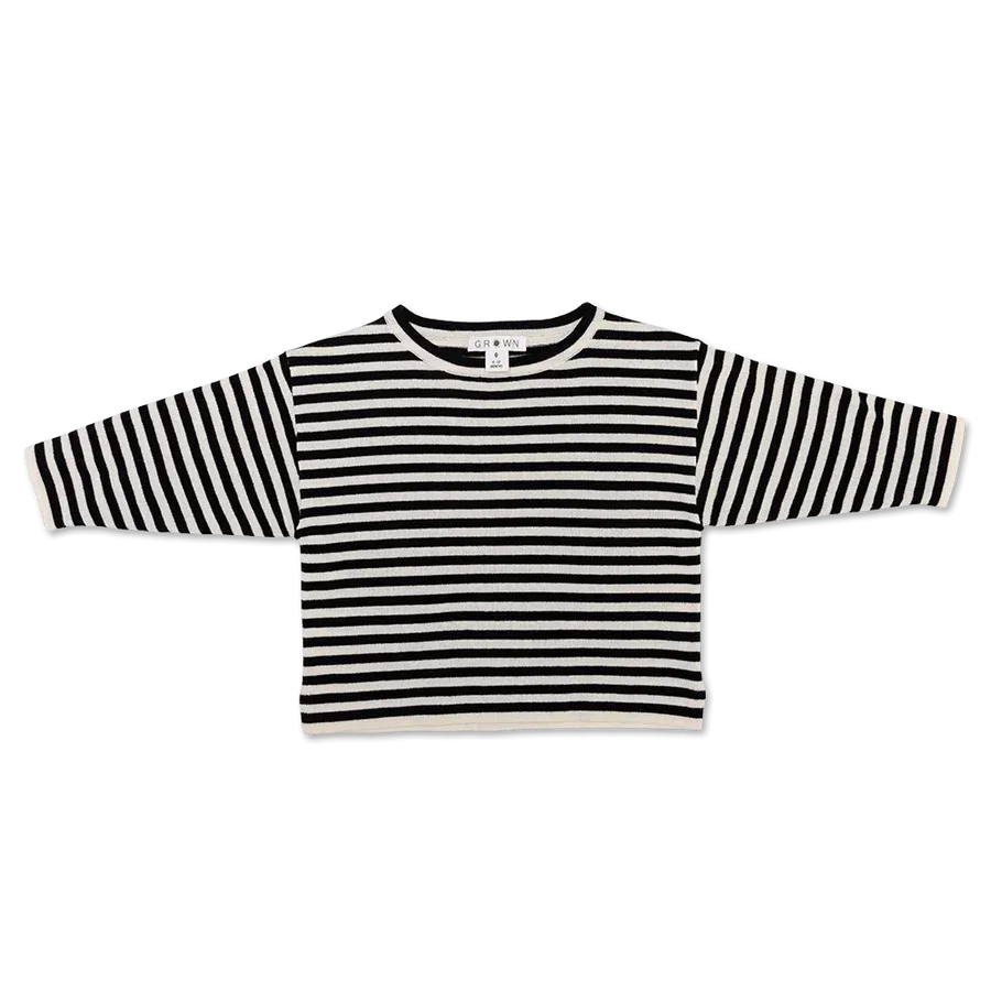 Organic L/Slv Top - Stripe